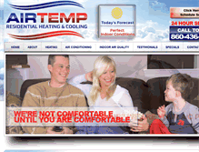 Tablet Screenshot of airtempct.com